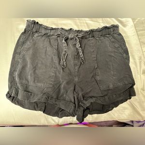 Aerie Black Flowy shorts